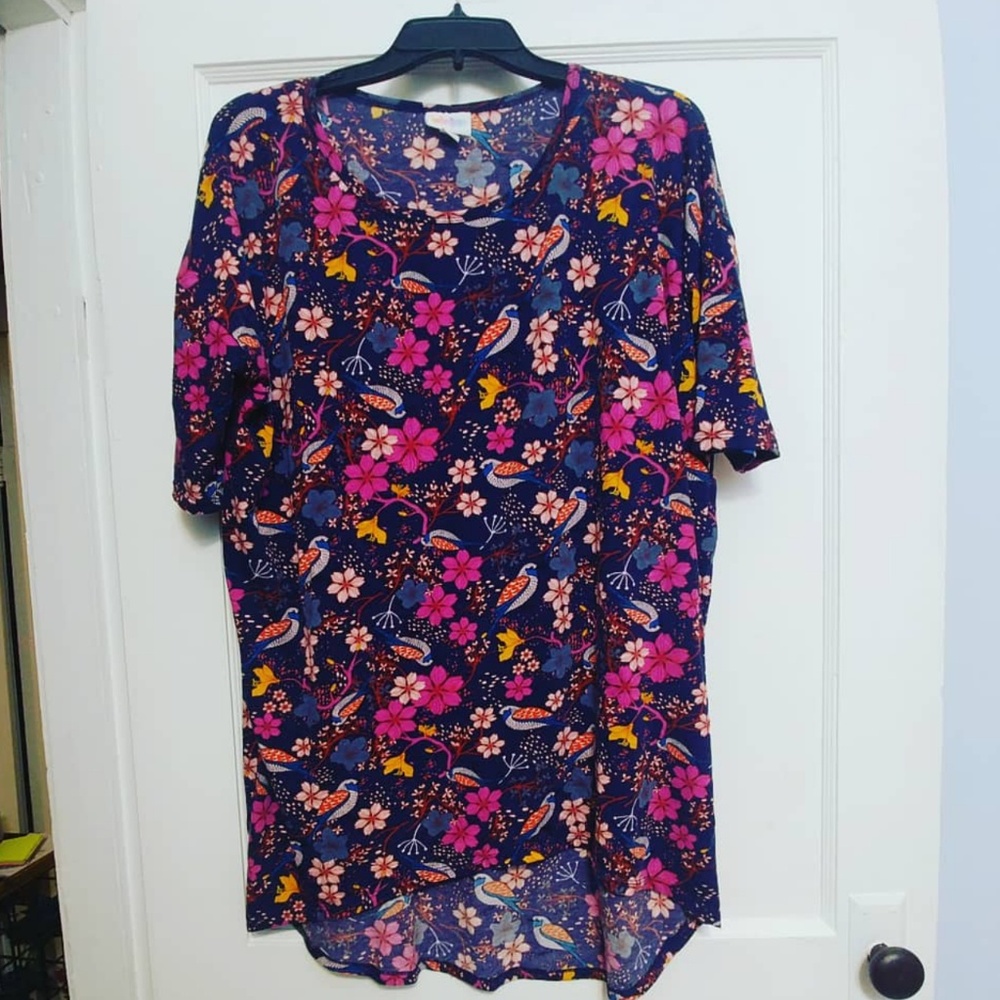 Bird & Floral Print Tee